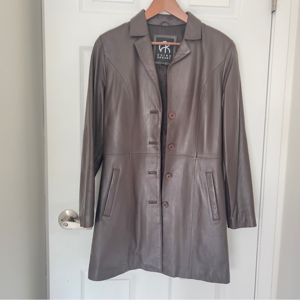 Genuine Leather Jacket Cognac